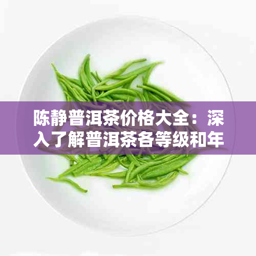 陈静普洱茶价格大全：深入了解普洱茶各等级和年份的价格趋势与市场行情