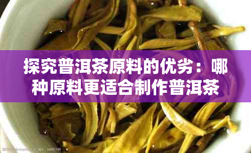 探究普洱茶原料的优劣：哪种原料更适合制作普洱茶？