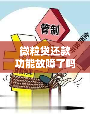 微粒贷还款功能故障了吗怎么处理：解决办法与失败原因分析