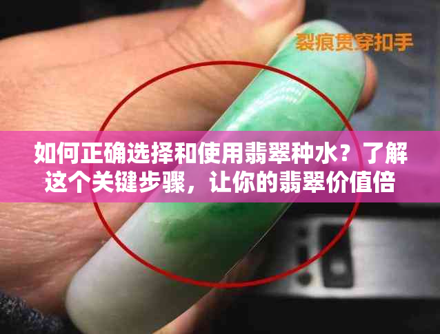 如何正确选择和使用翡翠种水？了解这个关键步骤，让你的翡翠价值倍增！