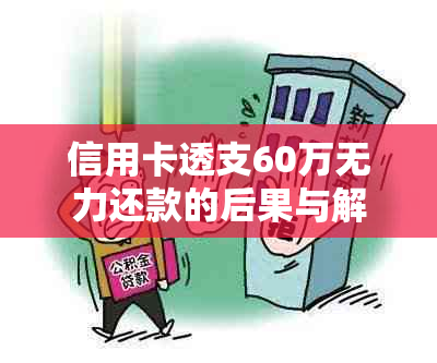 信用卡透支60万无力还款的后果与解决办法，为用户提供全面解决方案