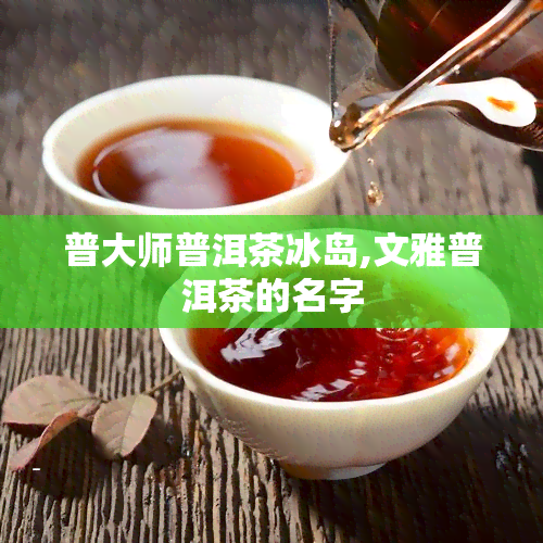 普大师普洱茶冰岛,文雅普洱茶的名字