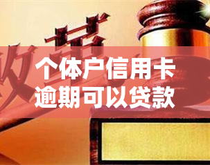 个体户信用卡逾期可以贷款吗知乎，个体户信用卡逾期是否会影响贷款申请？——知乎上的讨论与解答