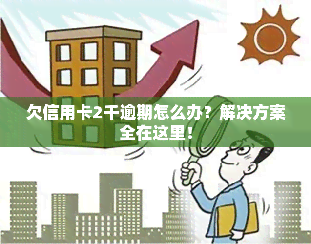 欠信用卡2千逾期怎么办？解决方案全在这里！