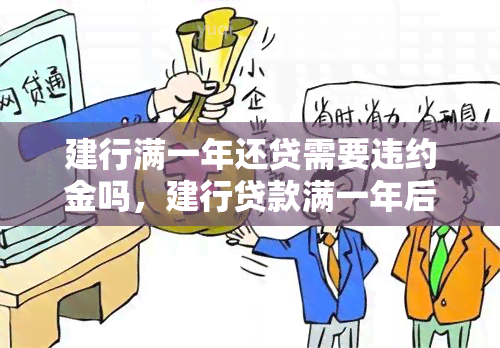 建行满一年还贷需要违约金吗，建行贷款满一年后提前还款需要违约金吗