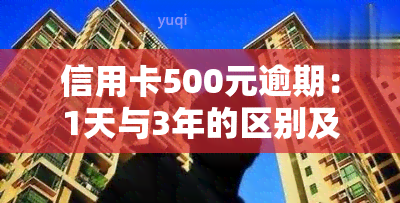 信用卡500元逾期：1天与3年的区别及后果