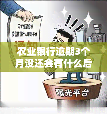 农业银行逾期3个月没还会有什么后果，农业银行逾期3个月未还：可能面临的严重后果