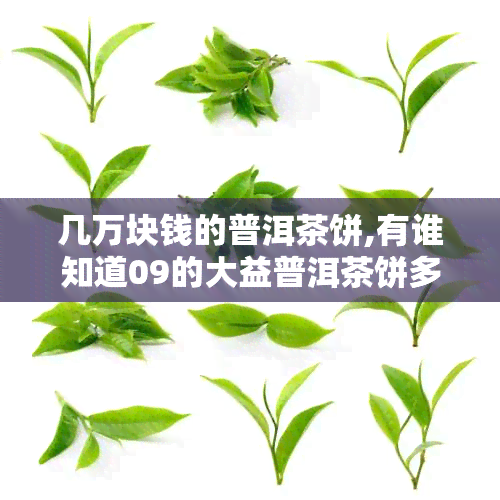 几万块钱的普洱茶饼,有谁知道09的大益普洱茶饼多少钱吗