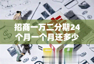 招商一万二分期24个月一个月还多少钱？每期还多少