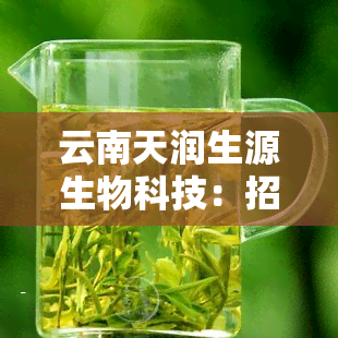 云南天润生源生物科技：招聘信息及公司评价