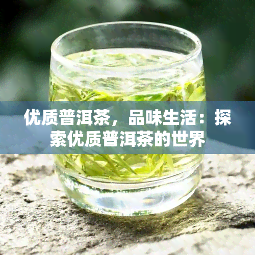 优质普洱茶，品味生活：探索优质普洱茶的世界