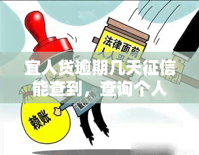 宜人贷逾期几天能查到，查询个人：宜人贷逾期几天会被记录？