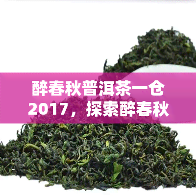 醉春秋普洱茶一仓2017，探索醉春秋普洱茶的魅力：一仓2017年的独特风味