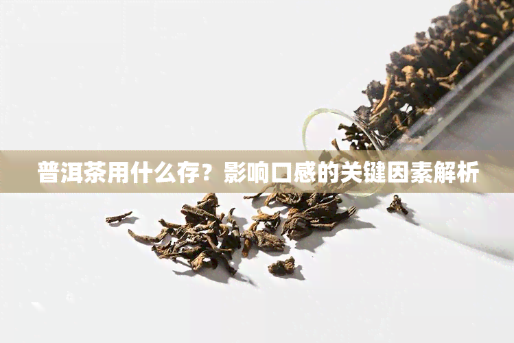 普洱茶用什么存？影响口感的关键因素解析