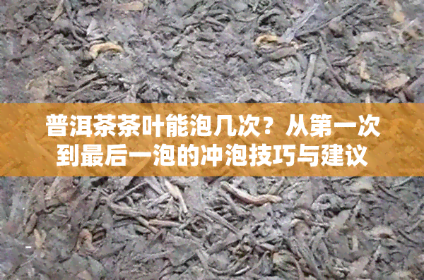 普洱茶茶叶能泡几次？从之一次到最后一泡的冲泡技巧与建议