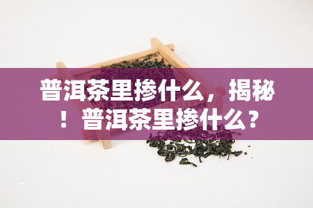 普洱茶里掺什么，揭秘！普洱茶里掺什么？