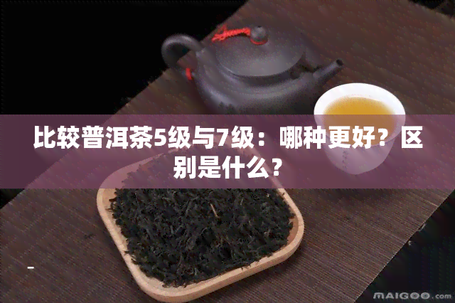 比较普洱茶5级与7级：哪种更好？区别是什么？