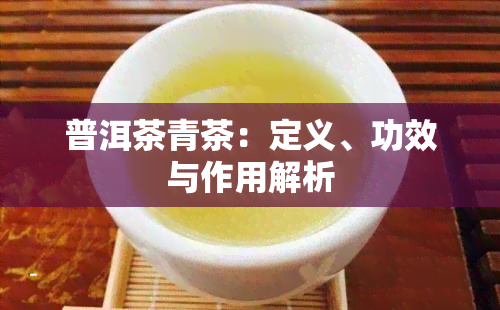 普洱茶青茶：定义、功效与作用解析