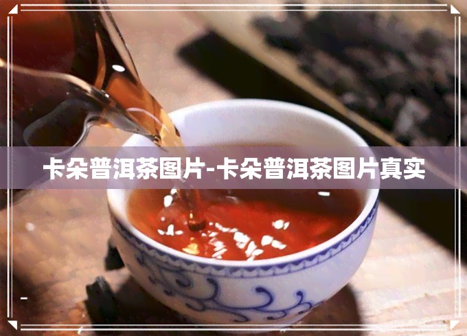 卡朵普洱茶图片-卡朵普洱茶图片真实