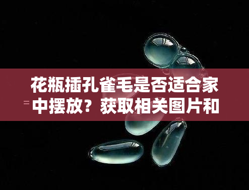 花瓶插孔雀毛是否适合家中摆放？获取相关图片和答案