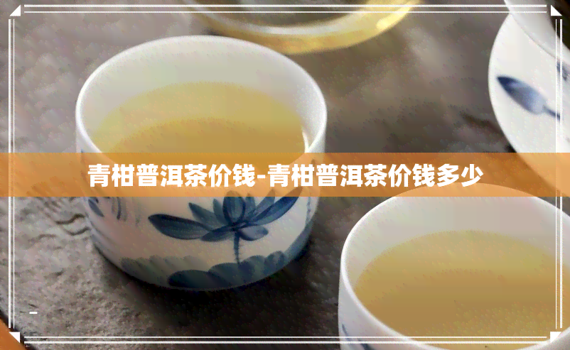 青柑普洱茶价钱-青柑普洱茶价钱多少