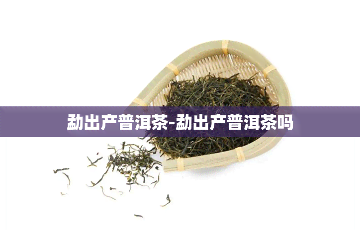 勐出产普洱茶-勐出产普洱茶吗