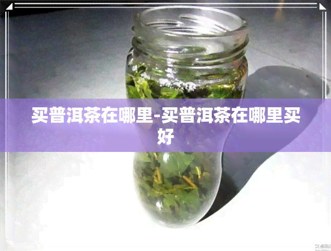 买普洱茶在哪里-买普洱茶在哪里买好