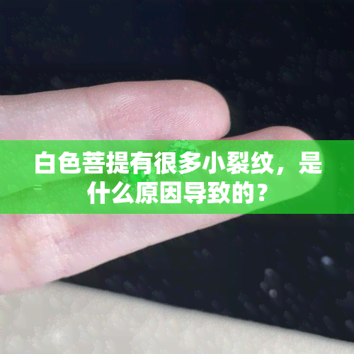 白色菩提有很多小裂纹，是什么原因导致的？