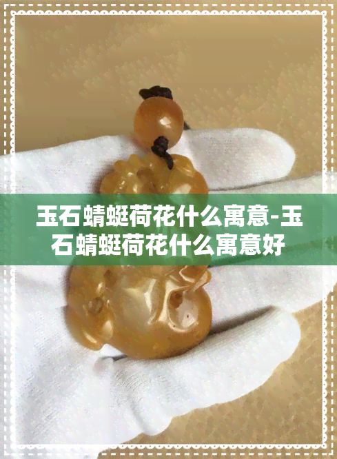 玉石蜻蜓荷花什么寓意-玉石蜻蜓荷花什么寓意好