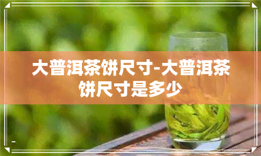 大普洱茶饼尺寸-大普洱茶饼尺寸是多少