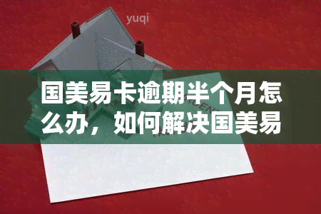 国美易卡逾期半个月怎么办，如何解决国美易卡逾期半月的问题？