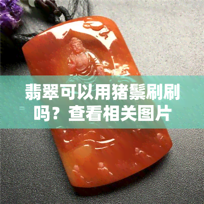 翡翠可以用猪鬃刷刷吗？查看相关图片