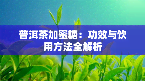 普洱茶加蜜糖：功效与饮用方法全解析