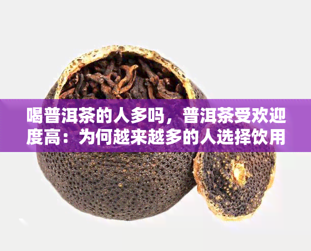 喝普洱茶的人多吗，普洱茶受欢迎度高：为何越来越多的人选择饮用普洱茶？