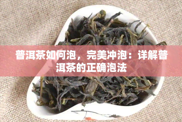 普洱茶如何泡，完美冲泡：详解普洱茶的正确泡法