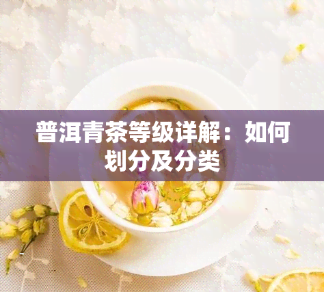 普洱青茶等级详解：如何划分及分类