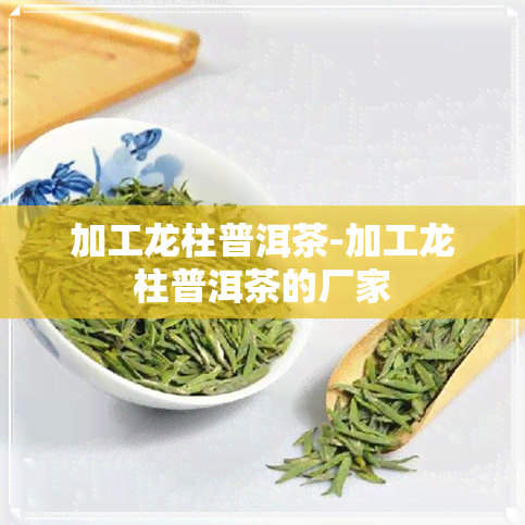 加工龙柱普洱茶-加工龙柱普洱茶的厂家