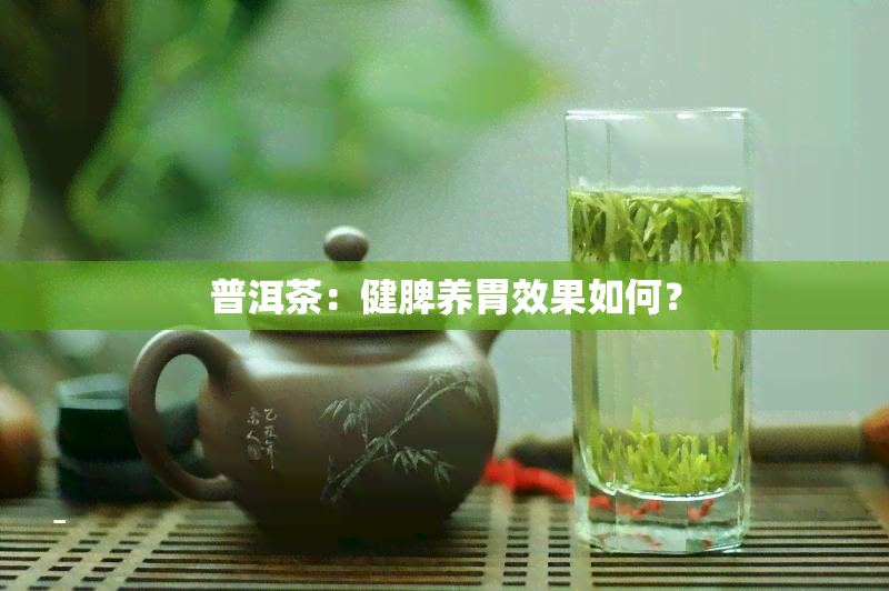 普洱茶：健脾养胃效果如何？