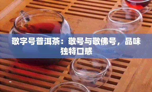 敬字号普洱茶：敬号与敬佛号，品味独特口感