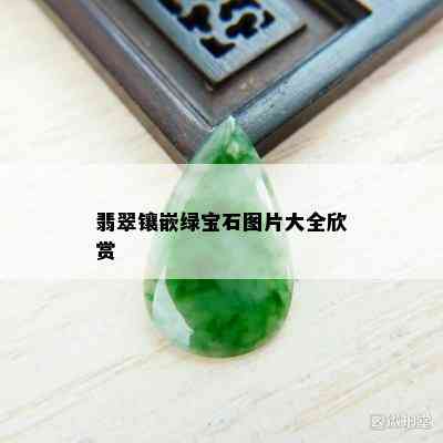 翡翠镶嵌绿宝石图片大全欣赏