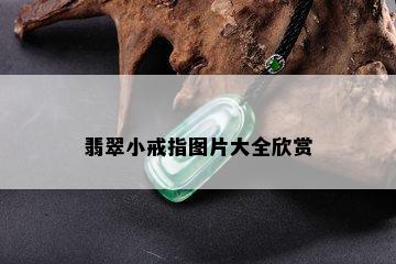 翡翠小戒指图片大全欣赏