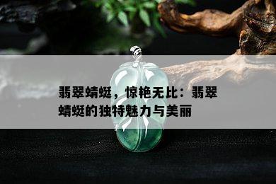 翡翠蜻蜓，惊艳无比：翡翠蜻蜓的独特魅力与美丽