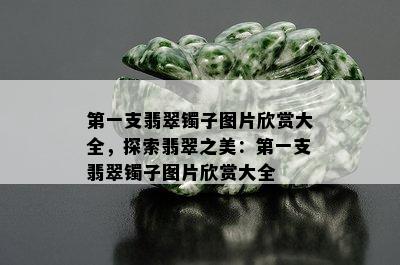 之一支翡翠镯子图片欣赏大全，探索翡翠之美：之一支翡翠镯子图片欣赏大全