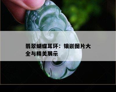 翡翠蝴蝶耳环：镶嵌图片大全与精美展示