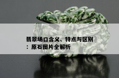 翡翠场口含义、特点与区别：原石图片全解析