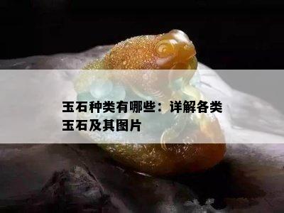 玉石种类有哪些：详解各类玉石及其图片