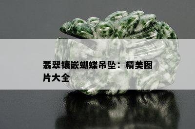 翡翠镶嵌蝴蝶吊坠：精美图片大全