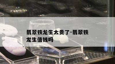 翡翠铁龙生太贵了-翡翠铁龙生值钱吗