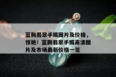 蓝胸翡翠手镯图片及价格，惊艳！蓝胸翡翠手镯高清图片及市场最新价格一览