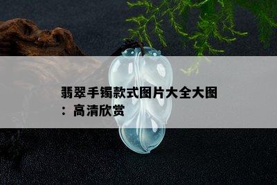 翡翠手镯款式图片大全大图：高清欣赏